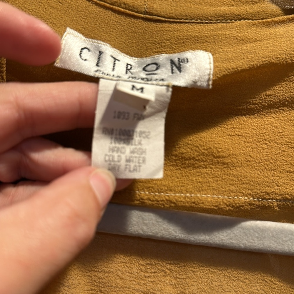 Citron Santa Monica 100% Silk Art Deco Lady Print Open Cardigan M Kimono Jacket - Picture 3 of 8